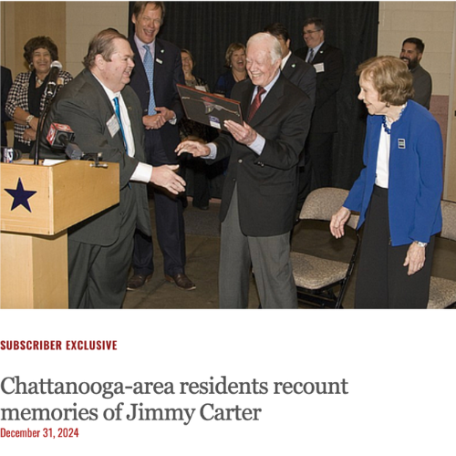 Jimmy Carter visits Chattanooga